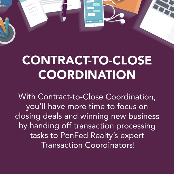 Contract-to-Close Coordination ($250-$395 at close)